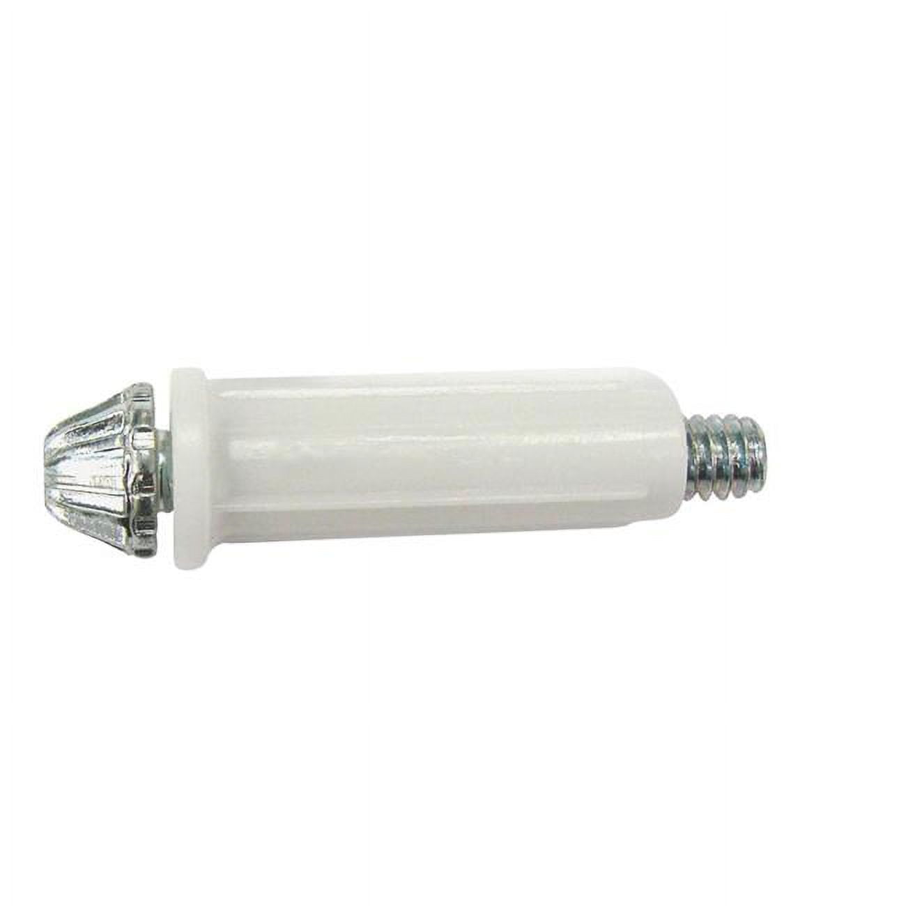 2 x 0.5 x 0.5 in. White Steel Bracket
