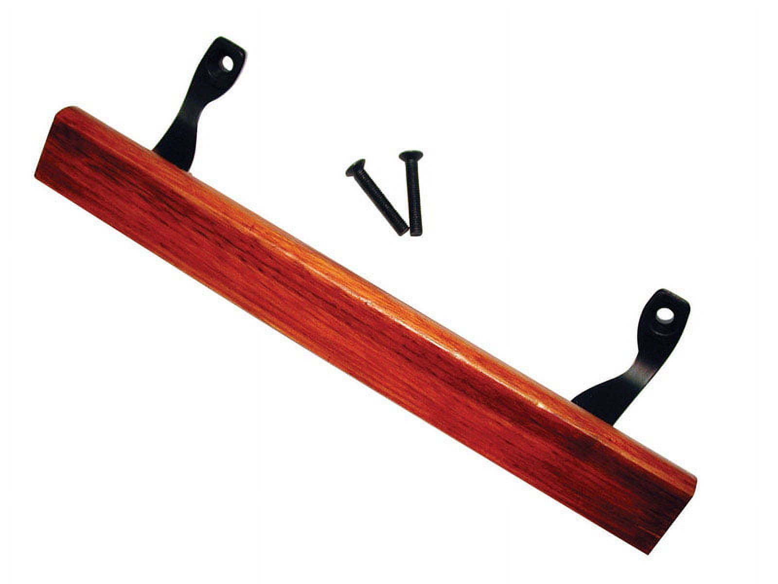 1.5 in. Bronze Brown Wood Sliding Door Handle
