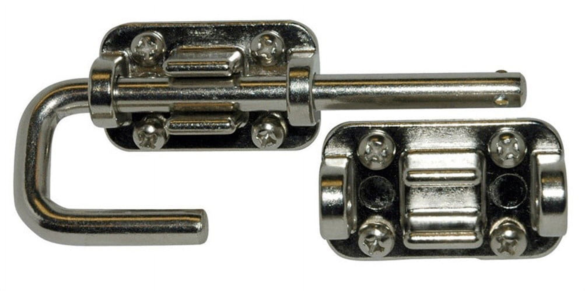 Chrome Sliding Glass Door Security Latch