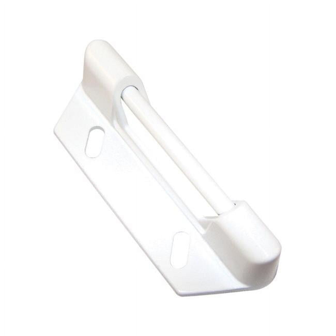White Aluminum Door Latch
