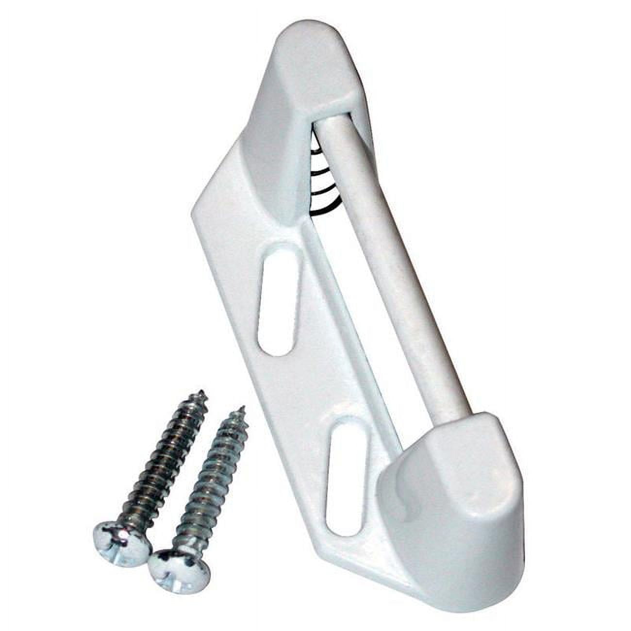 White Steel Latch Strike