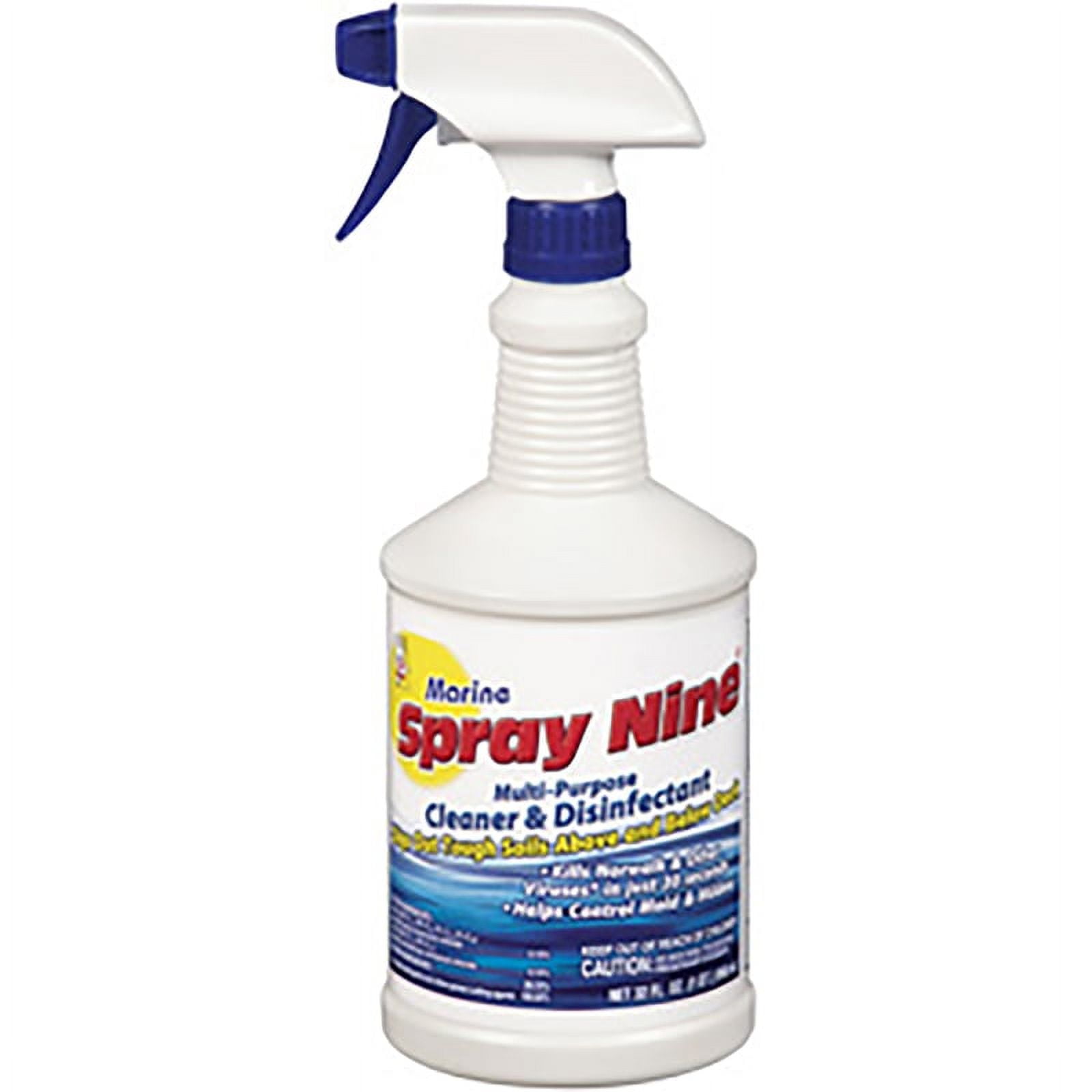 32 oz Marine No Scent Cleaner & Disinfectant Spray