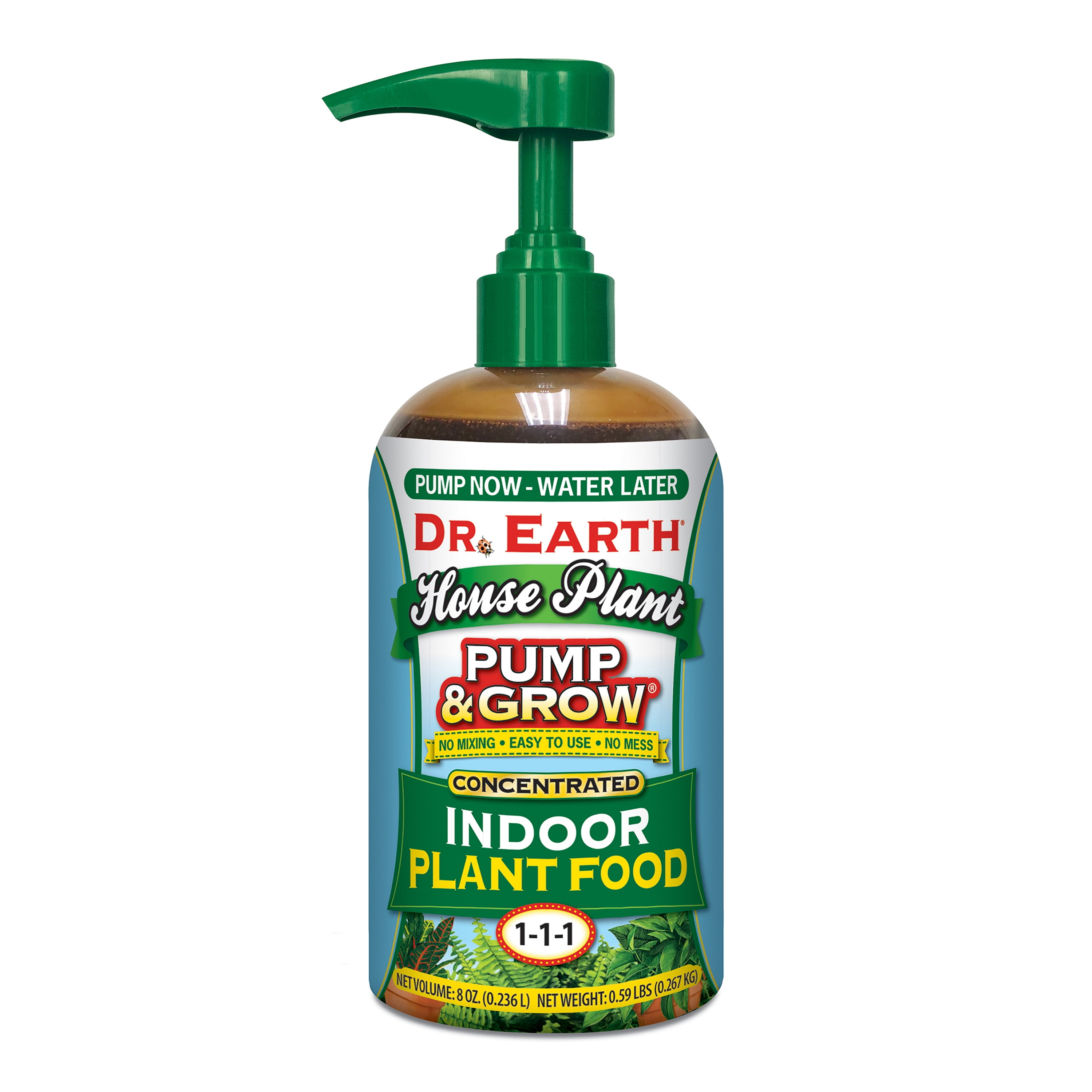 Picture of Dr. Earth 7001594 8 oz Pump & Grow Liquid Concentrate Organic Plant Food