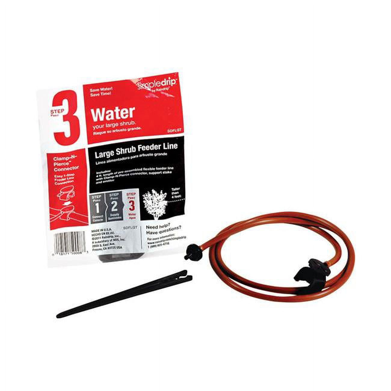 Clamp-N-Pierce 1/2 in. Drip Irrigation Feeder Line and Connector