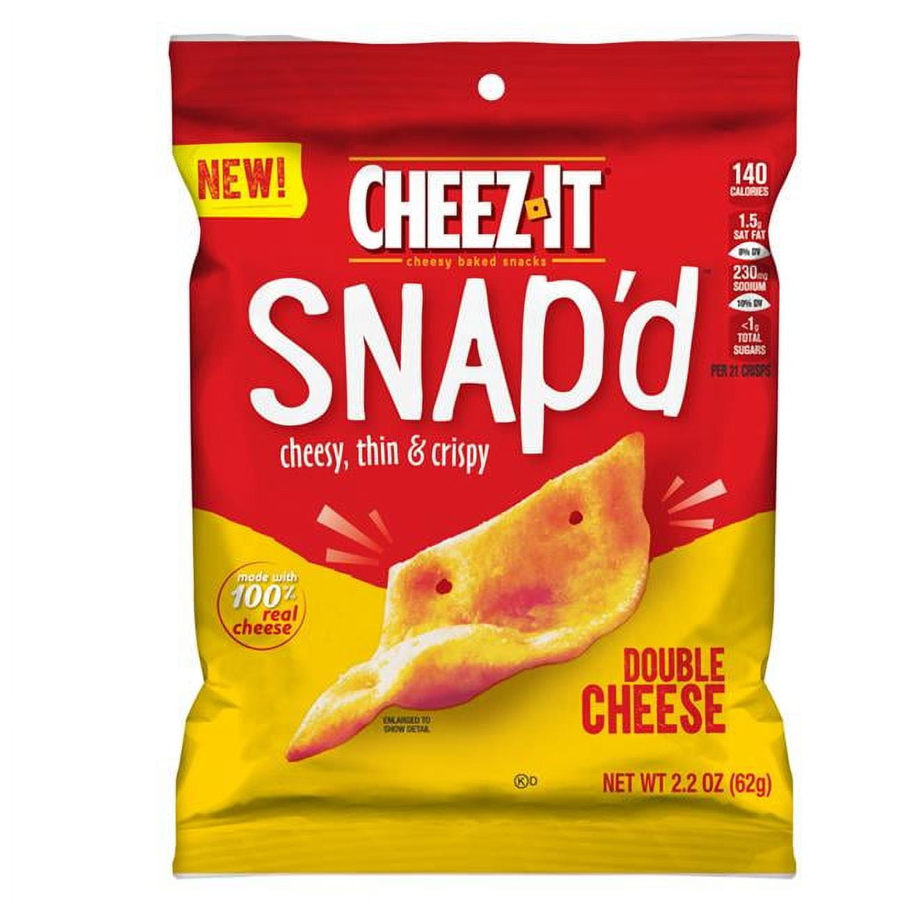 Picture of Cheeze-It 9018361 2.2 oz Bagged Snapd Double Cheese Chips - Pack of 6