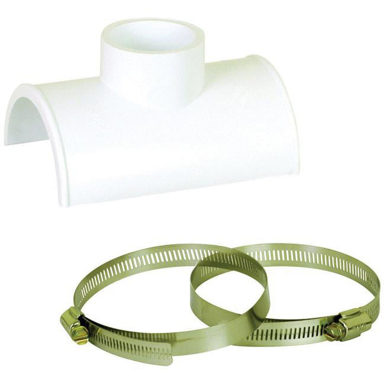 4 in. Slip Smart Saddle Hub Schedule 40 Tapped Saddle Tee