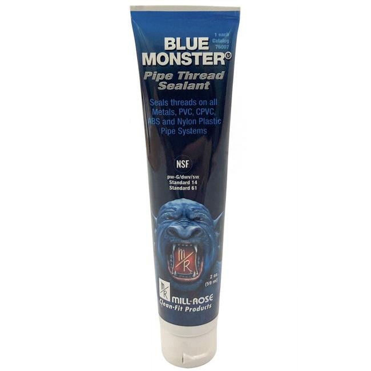 Picture of Blue Monster 4000285 2 oz Mill Rose Pipe Thread Sealant - Blue