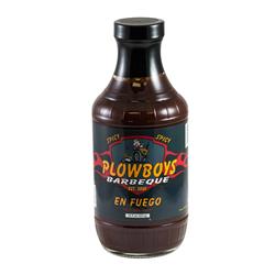 Picture of Plowboys 8024032 16 oz En Fuego Spicy BBQ Sauce