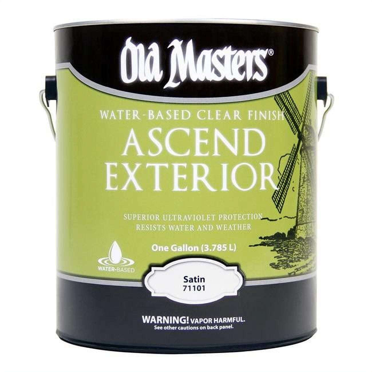 1 gal Ascend Satin Clear Water-Based Finish - Pack of 2
