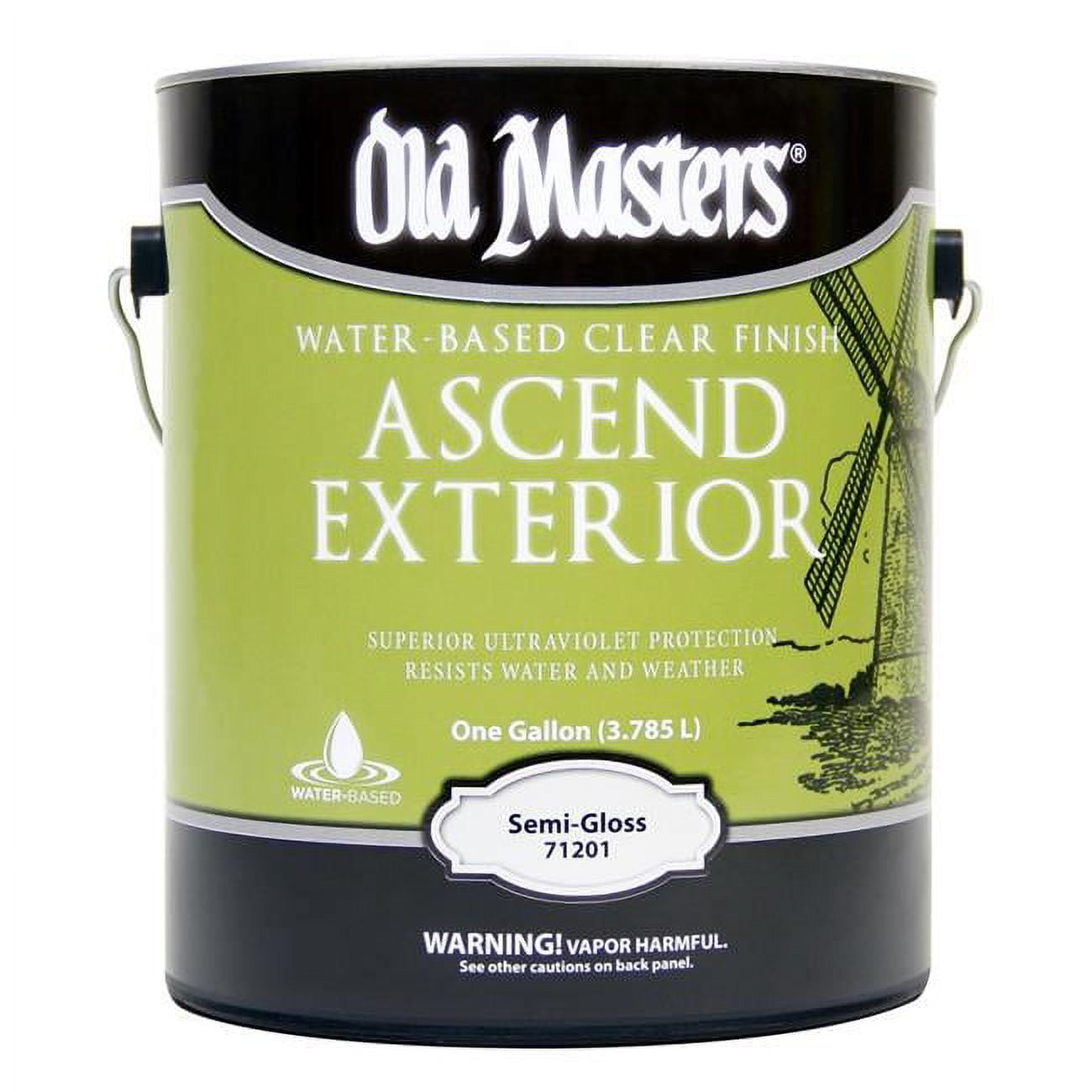 1 gal Ascend Semi-Gloss Clear Water-Based Finish - Pack of 2