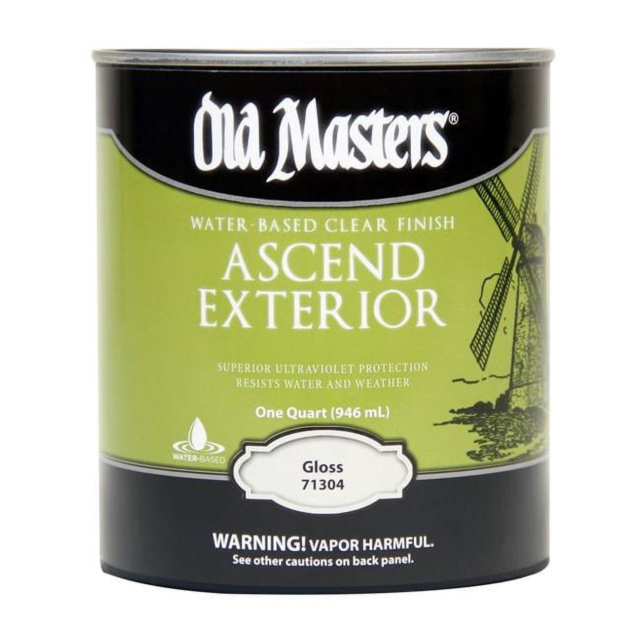 1 qt. Ascend Gloss Clear Water-Based Finish - Pack of 4