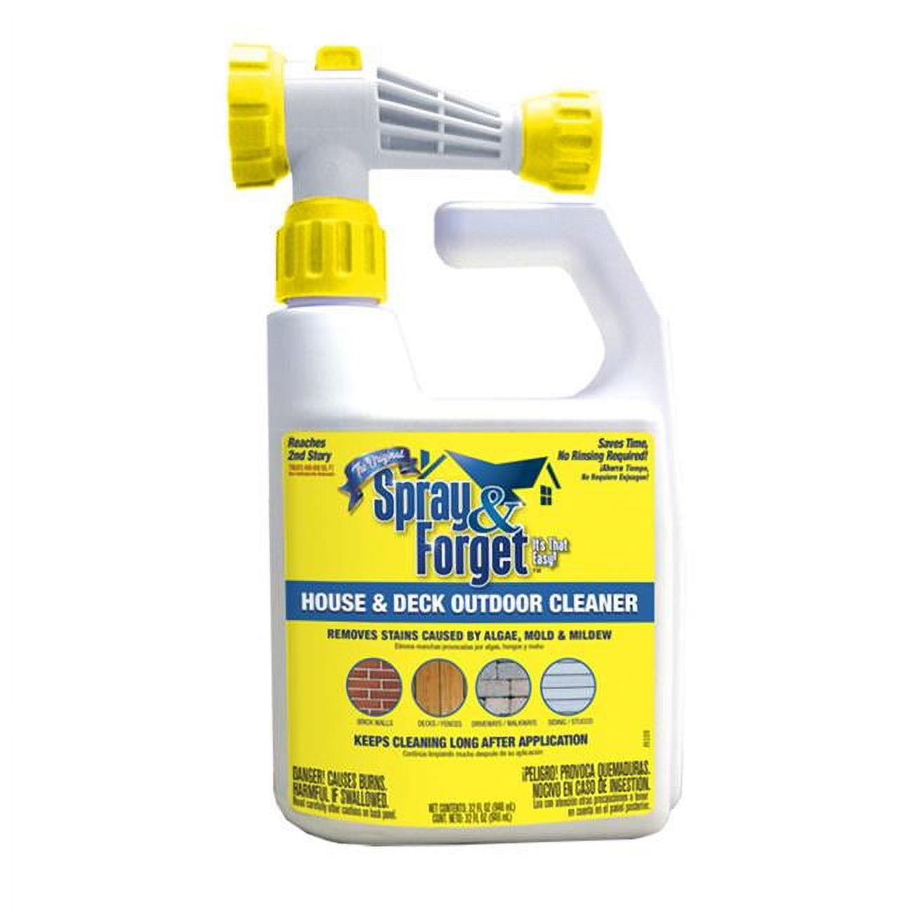 32 oz House & Deck Cleaner Liquid - Pack of 6 -  SPRAY & FORGET, SP7140