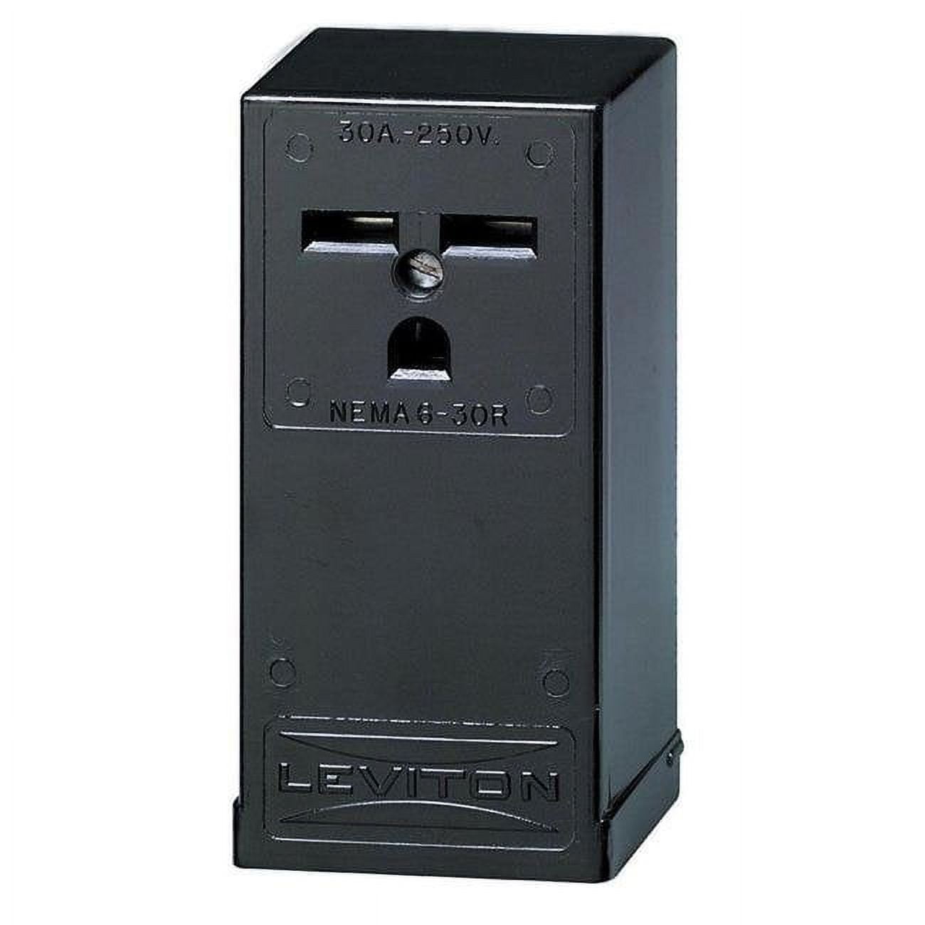 30 amp 250V Outlet for 6-30R, Black