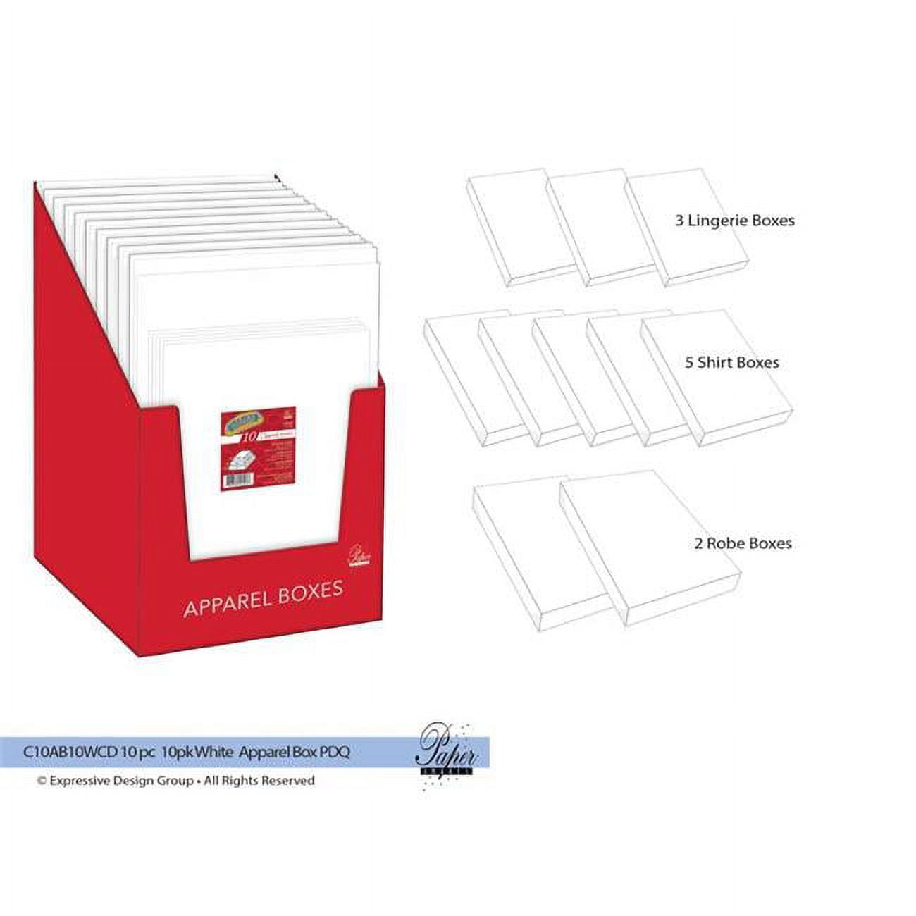 White Apparel Gift Box - Case of 10