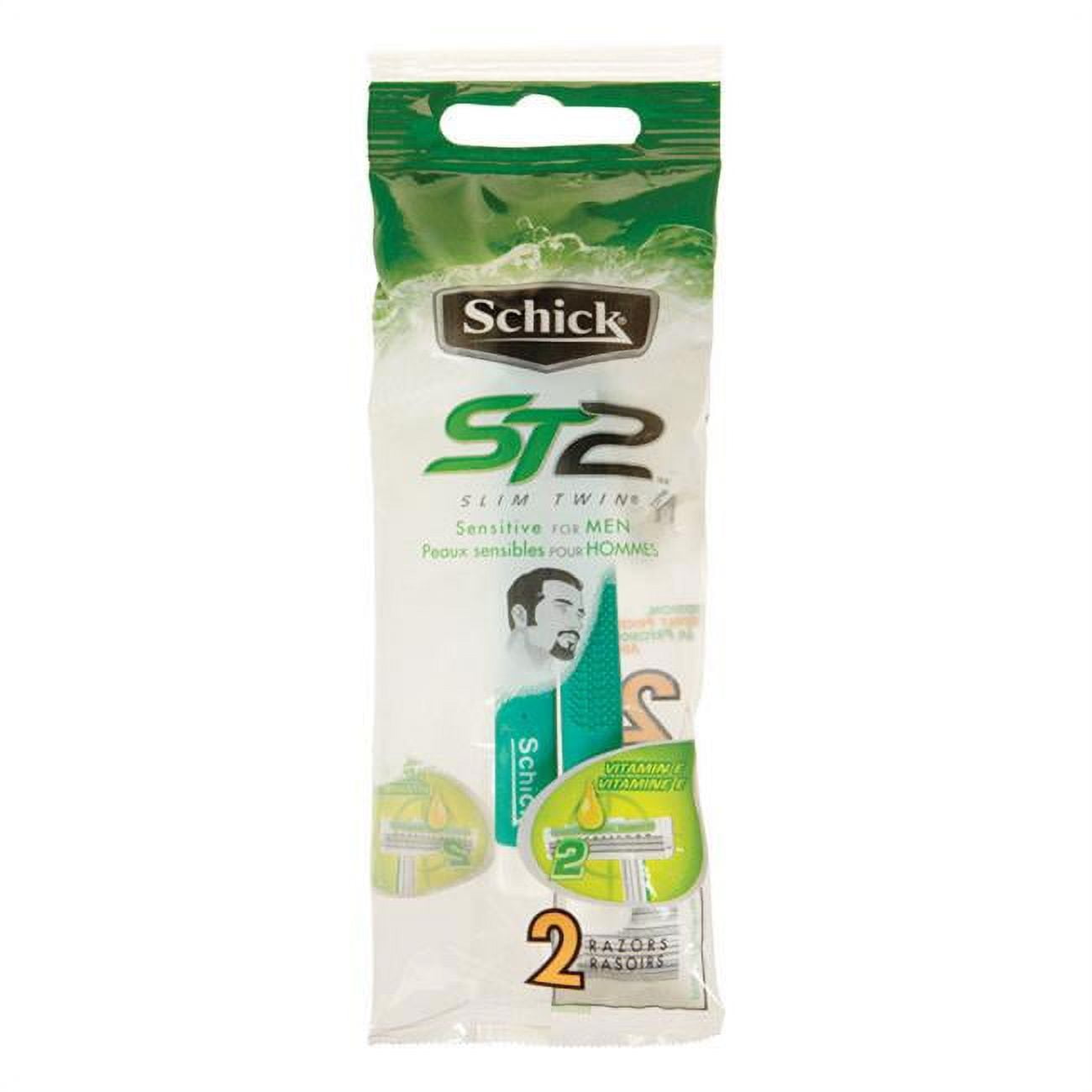 Picture of Schick 9315268 ST2 Disposable Double Blade Razors - Pack of 2