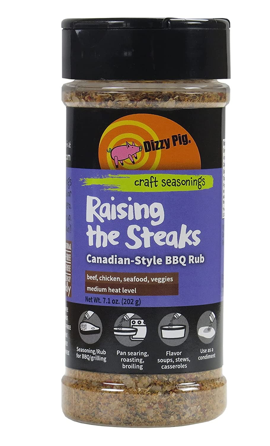 Raising the Steaks Canadian-Style BBQ Rub 7.1 oz