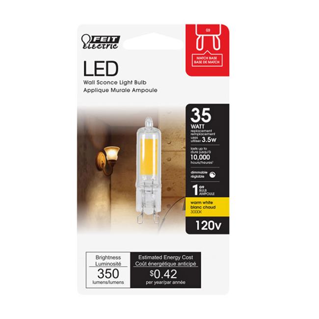 35 watt Equivalence G9 LED Bulb, Warm White