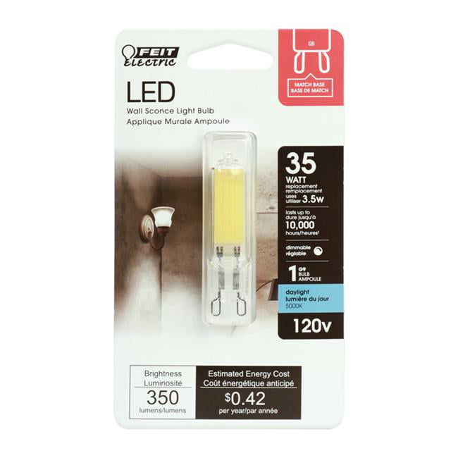 35 watt Equivalence G9 LED Bulb, Daylight