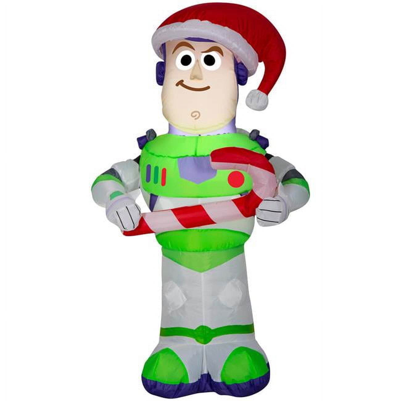 Picture of Disney 9016712 Polyester Airblown Toy Story Buzz Lightyear Christmas Inflatable, Multi Color