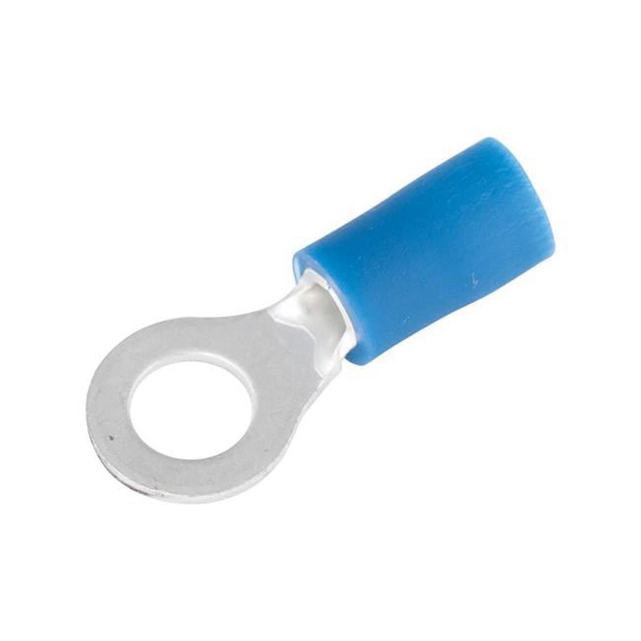16-14 AWG Insulated Ring Terminal, Blue - Pack of 15