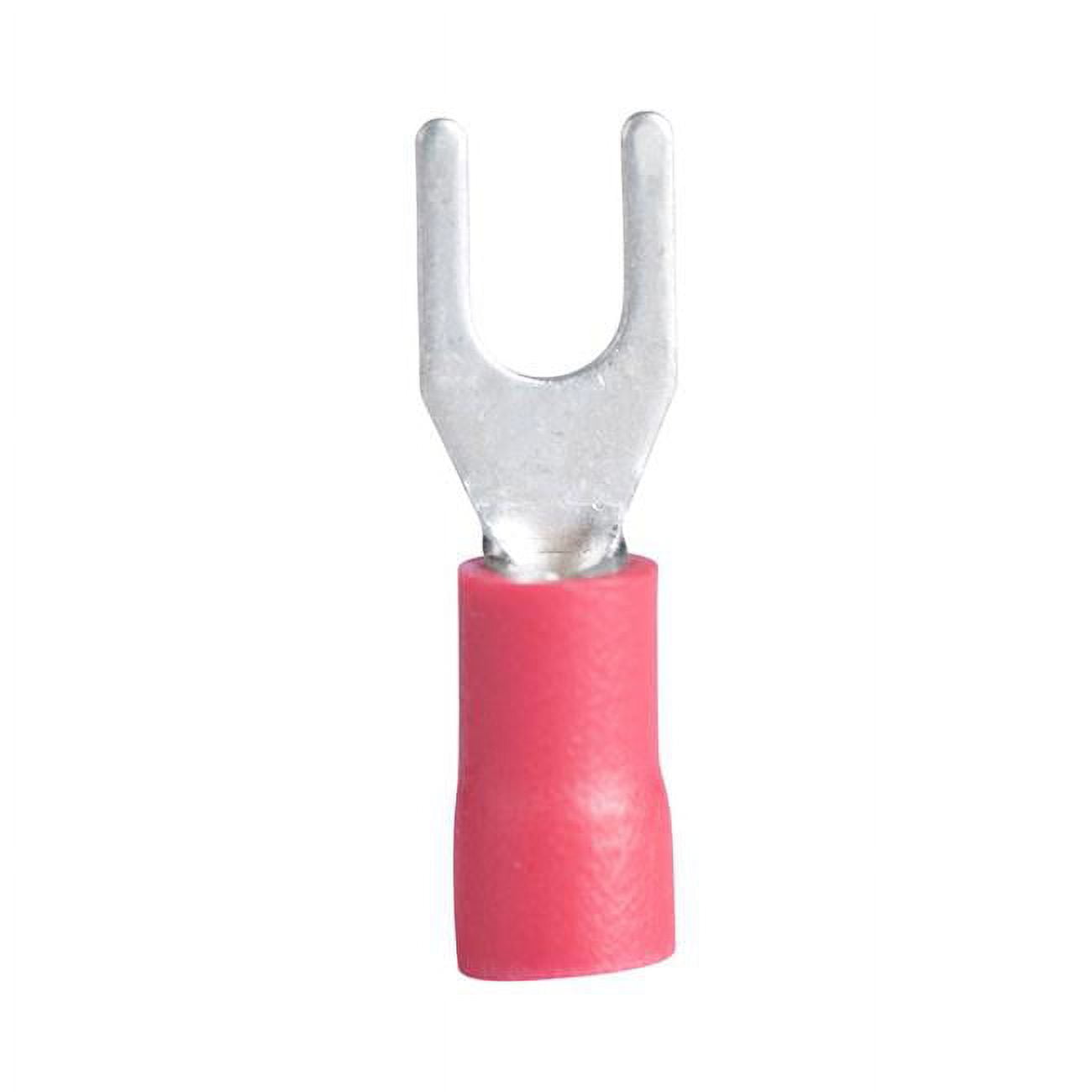 22-18 AWG Spade Terminal, Red - Pack of 10