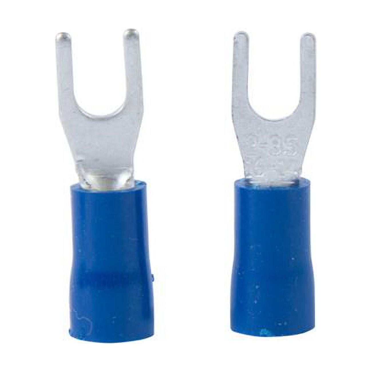 16-14 AWG Spade Terminal, Blue - Pack of 10