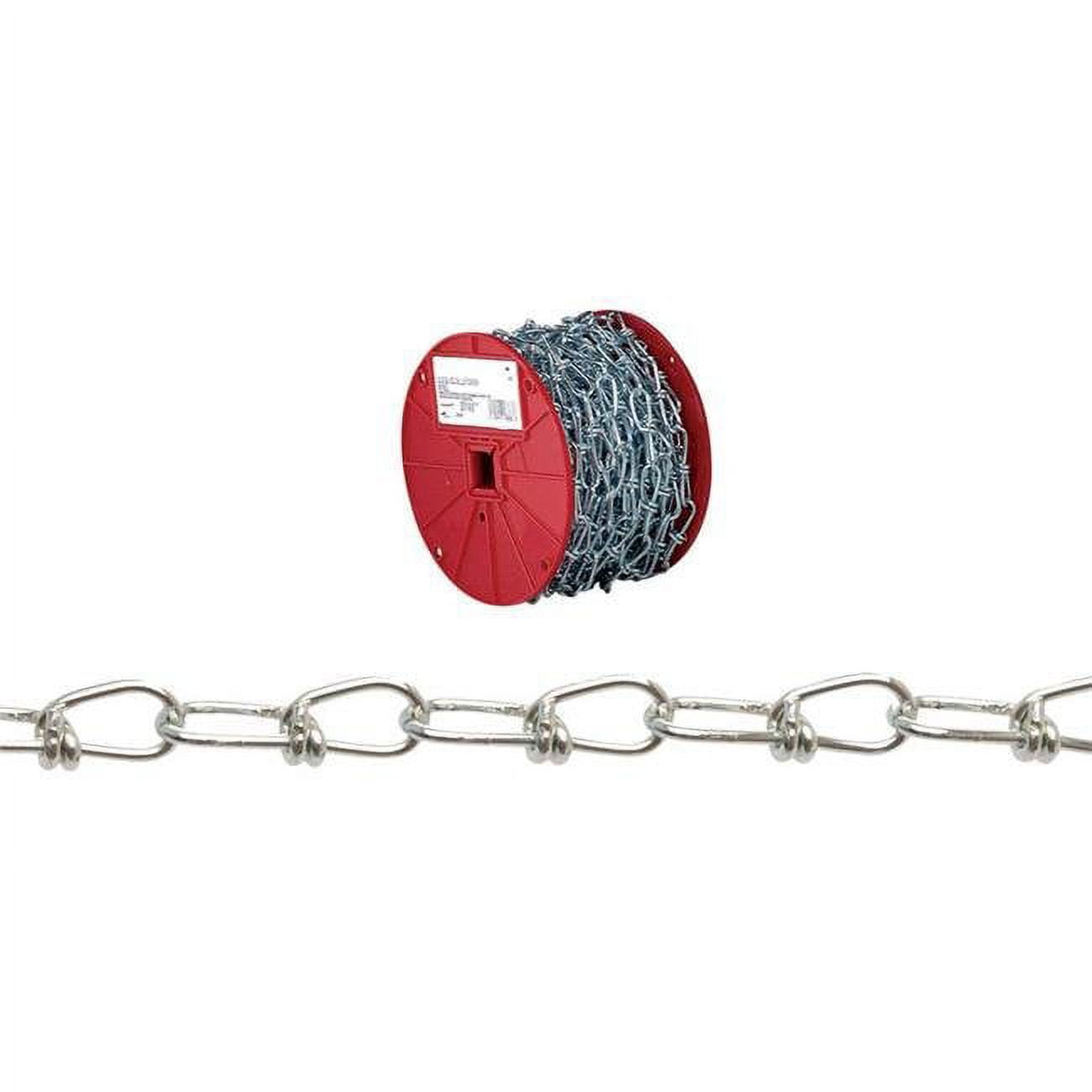 No.3 Double Loop Carbon Steel Chain - 0.07 in. Dia. x 200 ft.