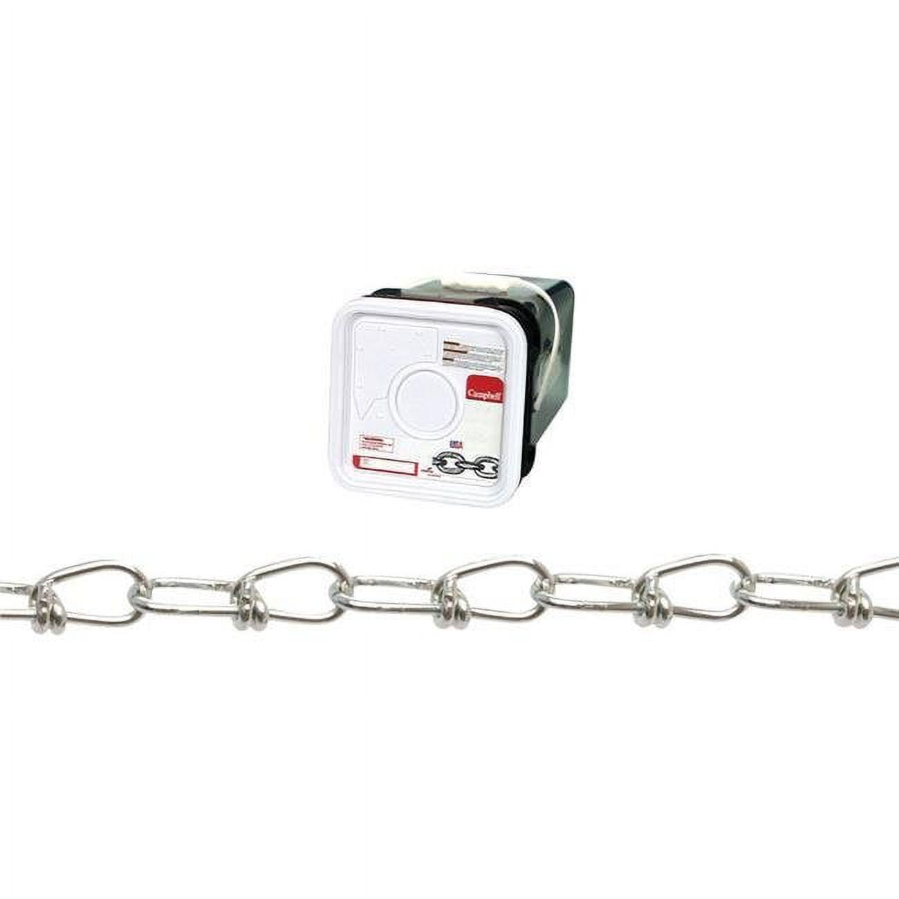 No.2-0 Double Loop Carbon Steel Chain - 0.14 in. Dia. x 275 ft.