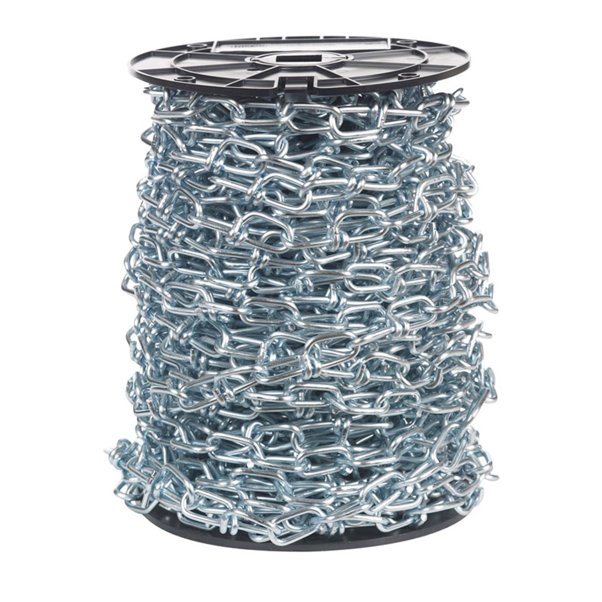 No.4-0 Double Loop Carbon Steel Chain - 0.15 in. Dia. x 100 ft.