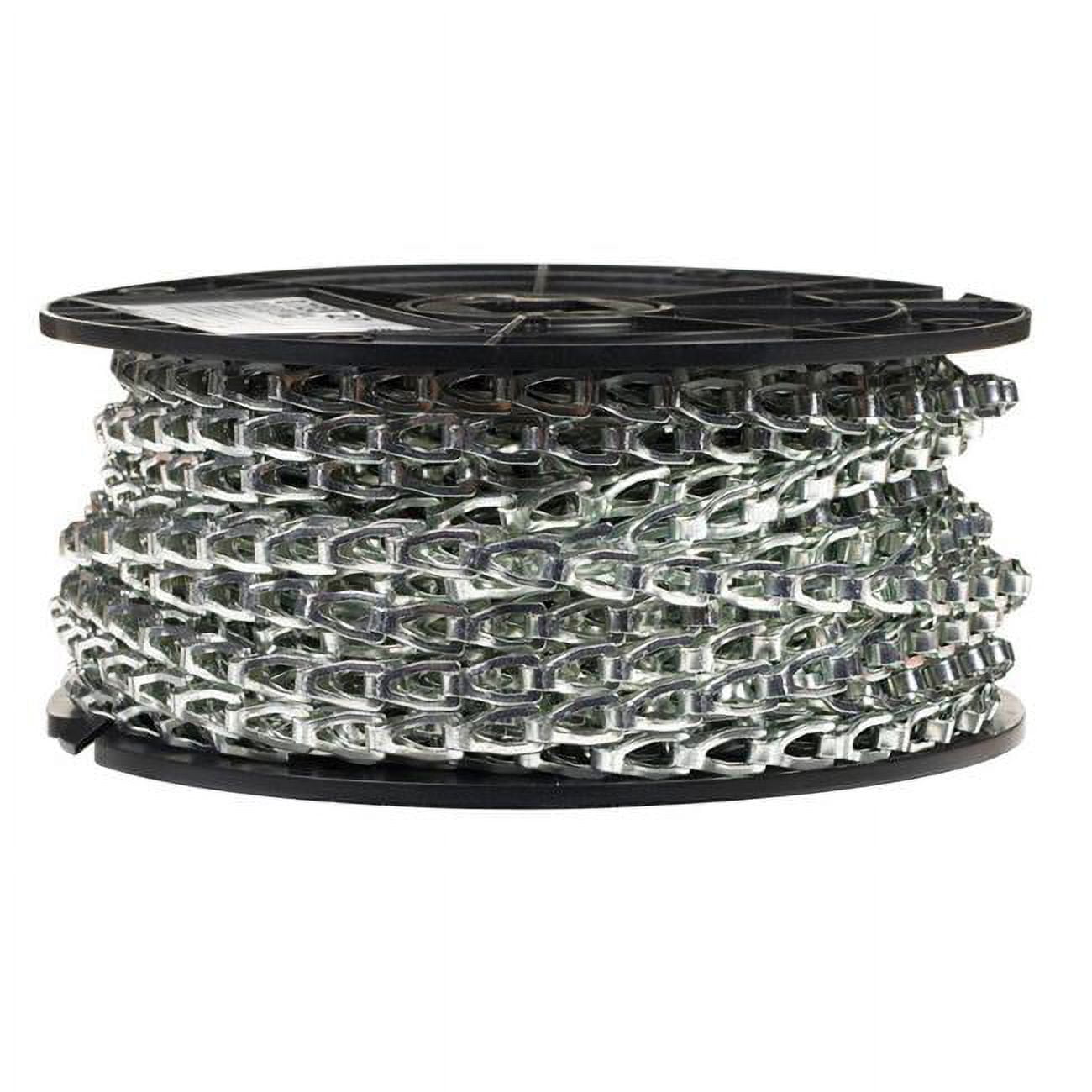 No.35 Single Jack Carbon Steel Sash Chain - 0.05 in. Dia. x 100 ft.