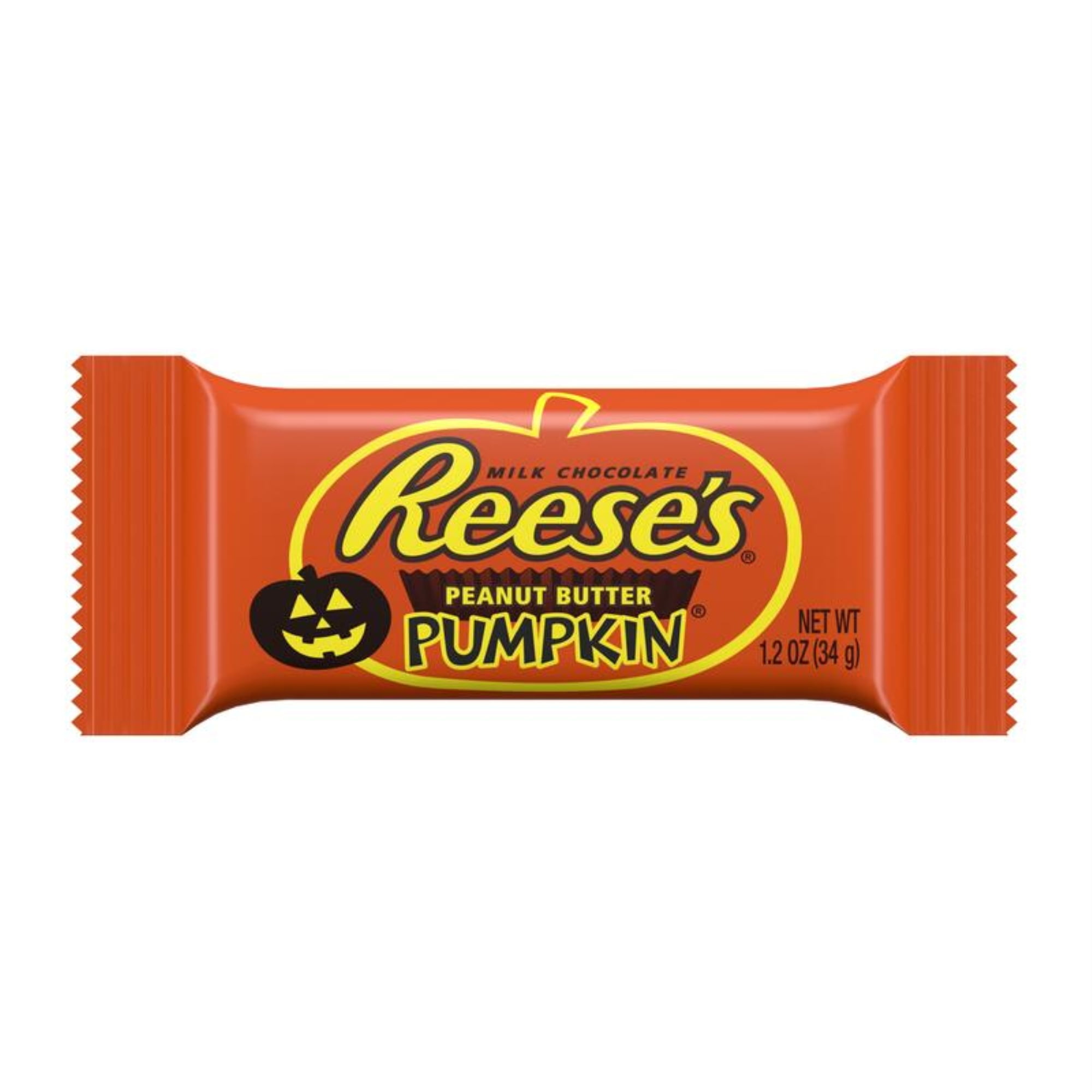 Picture of Hersheys 9024813 1.2 oz Reeses Pumpkin Chocolate & Peanut Butter Candy Bar - Case of 36