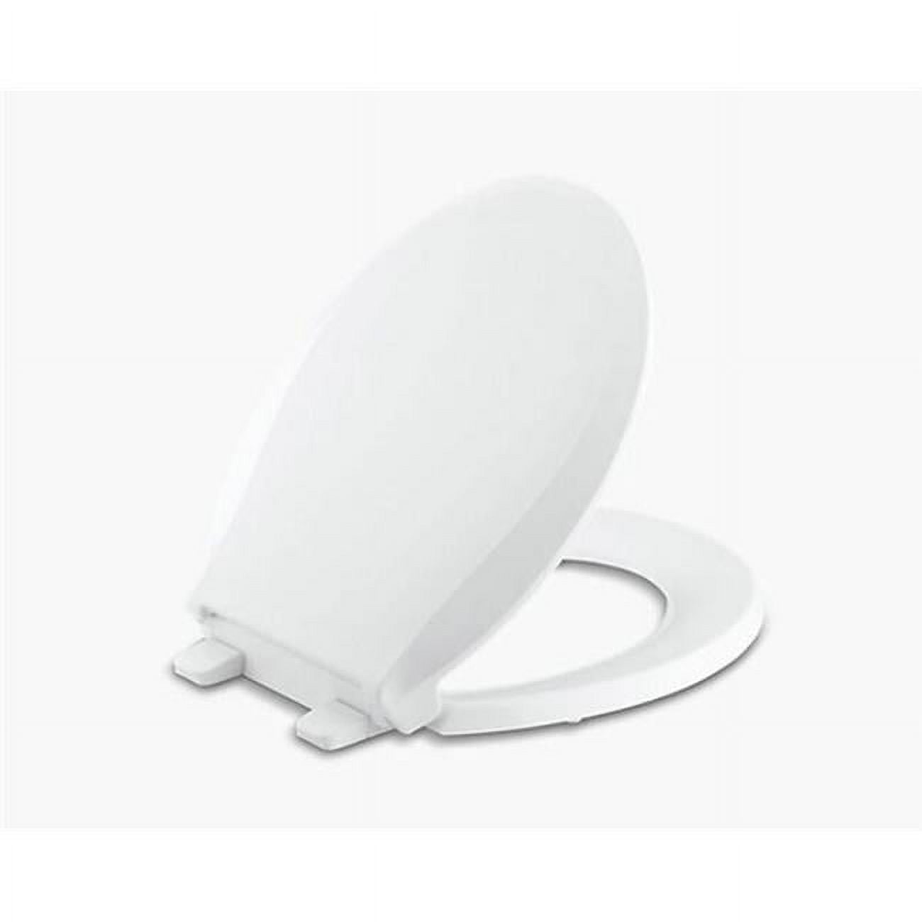Picture of Kohler 4000999 Cachet Slow Close Round Plastic Toilet Seat&#44; White