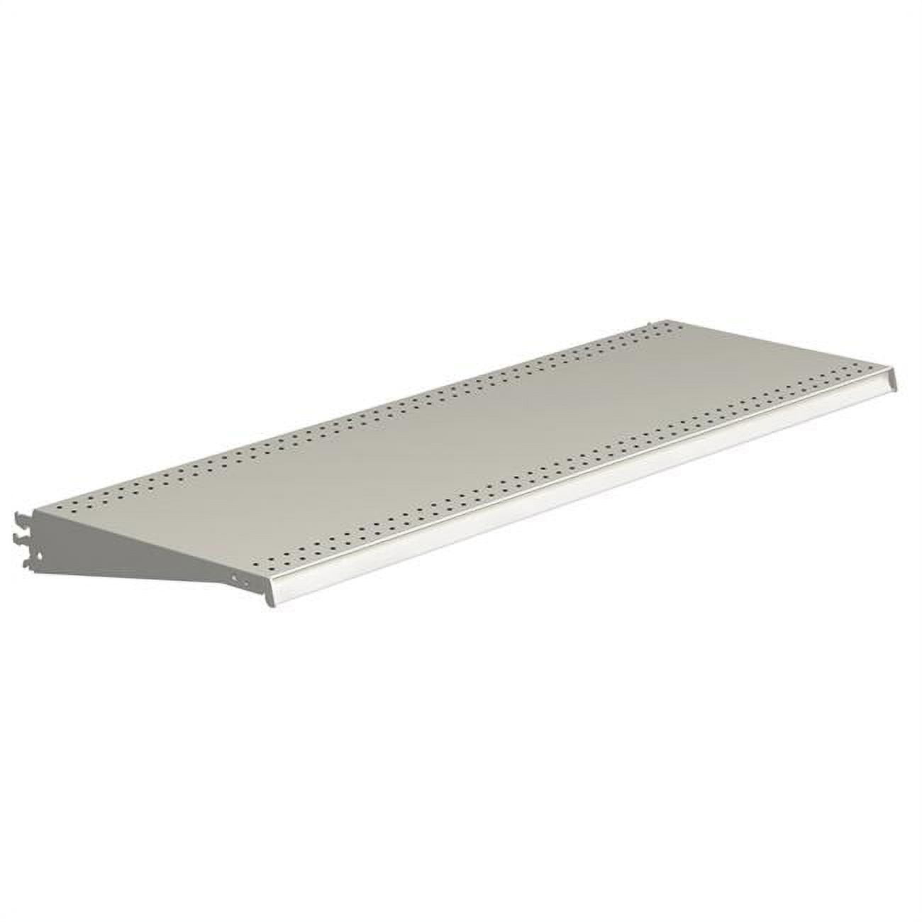 1 x 48 x 13 in. Powder Coated Cool White DL Style Shel