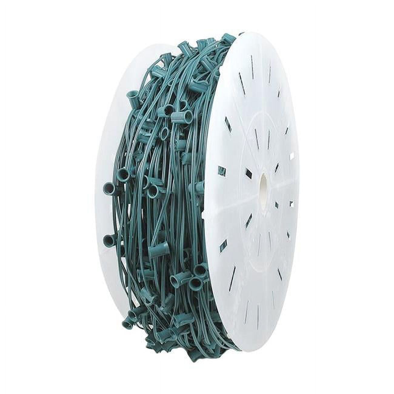 LED C7 String Socket Light Cord on Reel 500 ft.