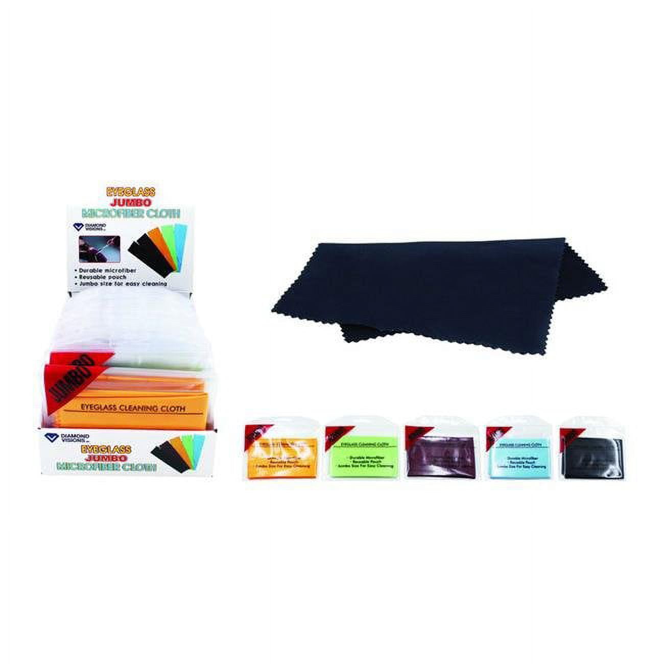 9017044 Microfiber Eyeglass Cleaning Cloth - Case of 18