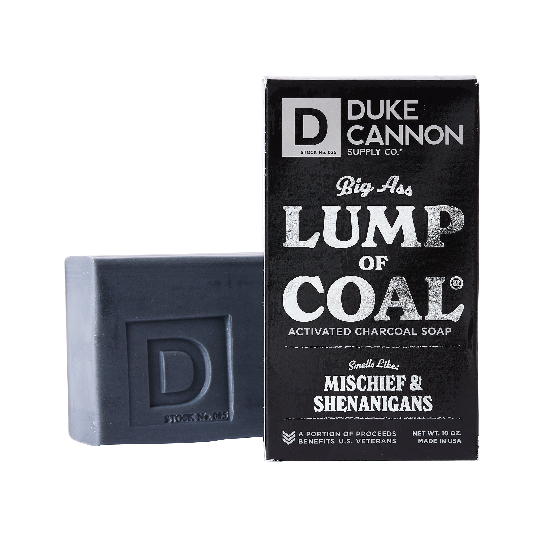Picture of Duke Cannon 9023900 10 oz Lump of Coal Bergamot & Black Pepper Scent Shower Soap