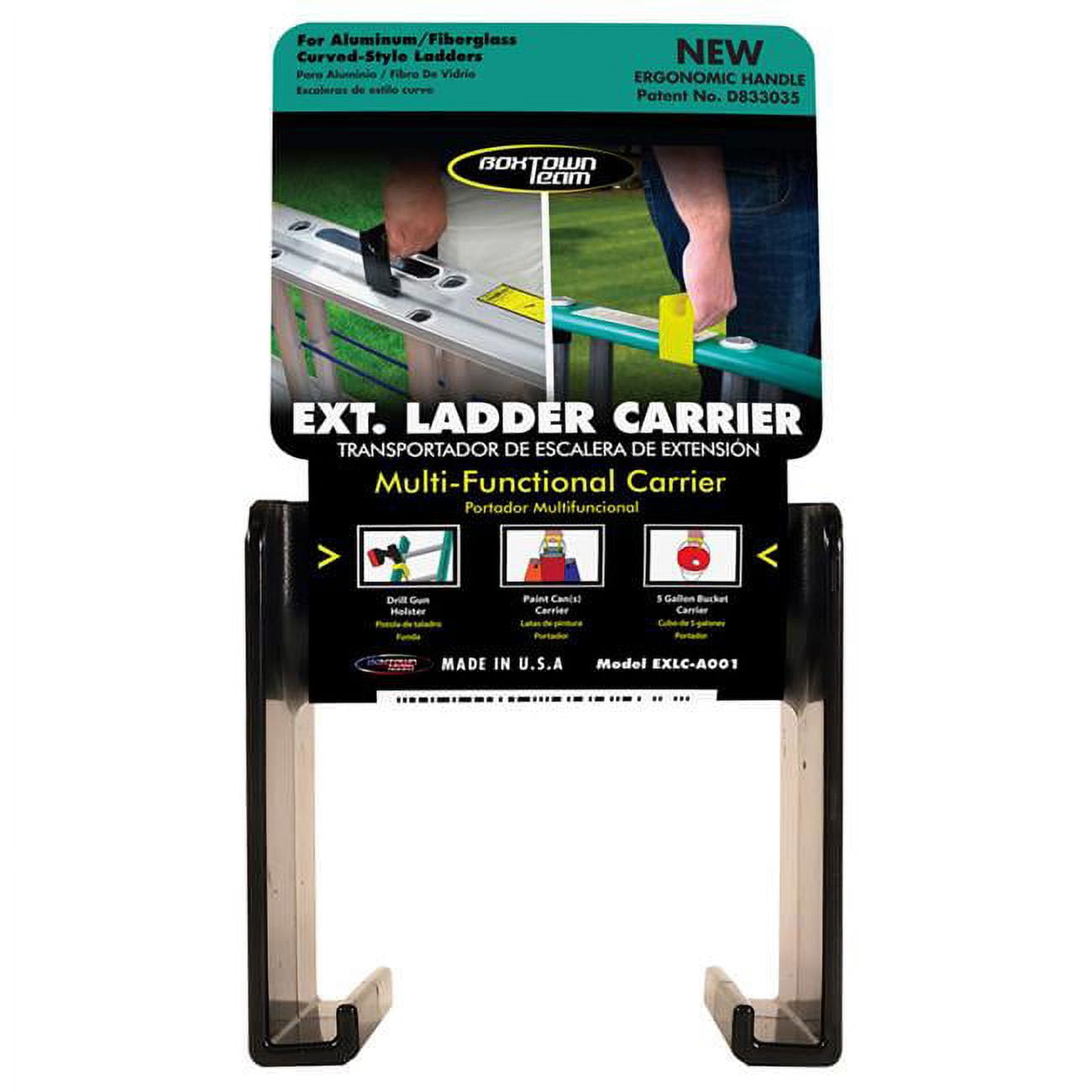 Picture of Boxtown Team 1001910 Plastic Assorted Multi-Functional Ladder Carrier