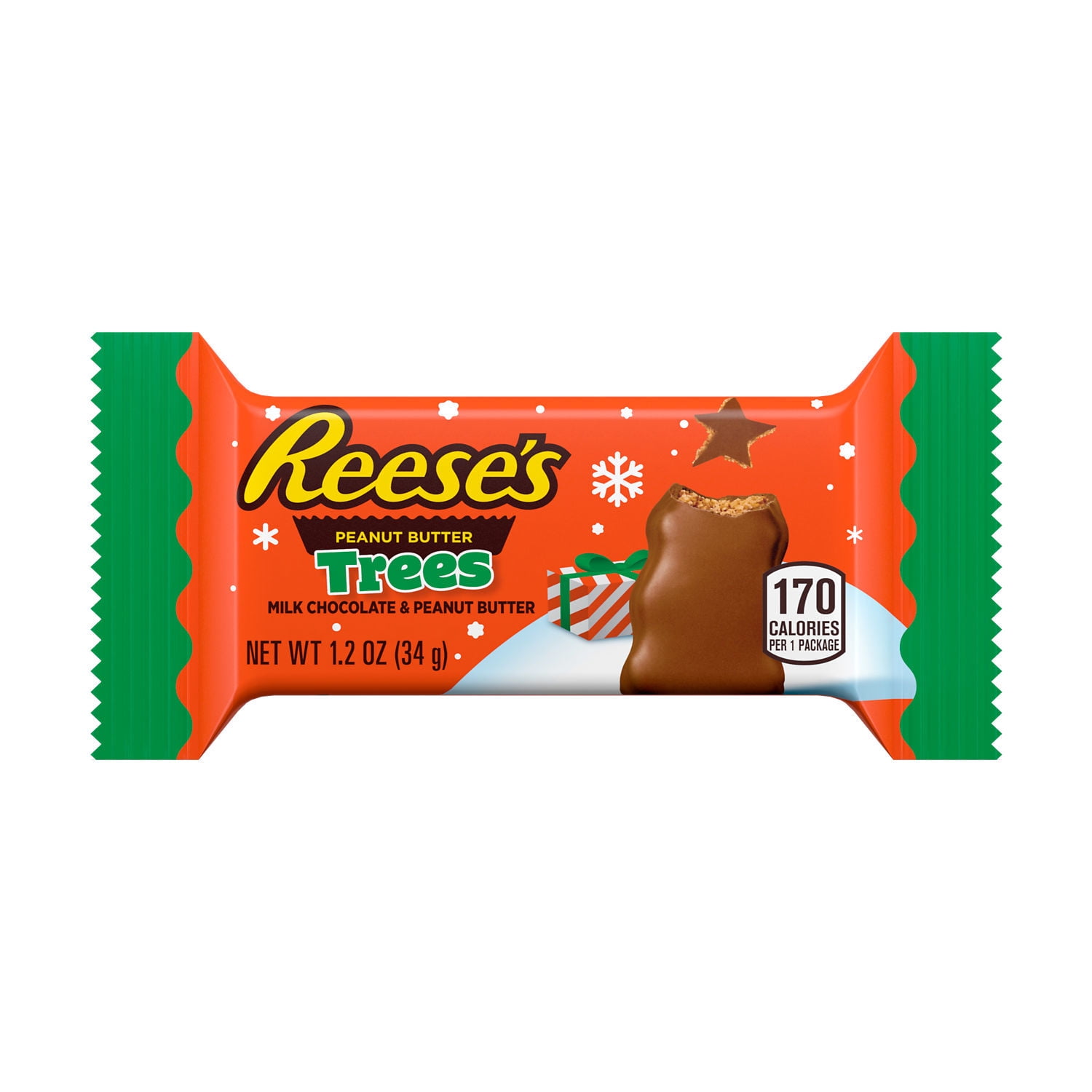 9299611 1.2 oz Tree Milk Chocolate Peanut Butter Candy - Pack of 36