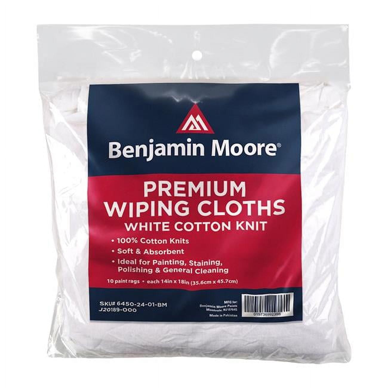 Picture of Benjamin Moore 1005316 14 x 18 in. Cotton Wiping Cloth - Case of 10 - Pack of 24