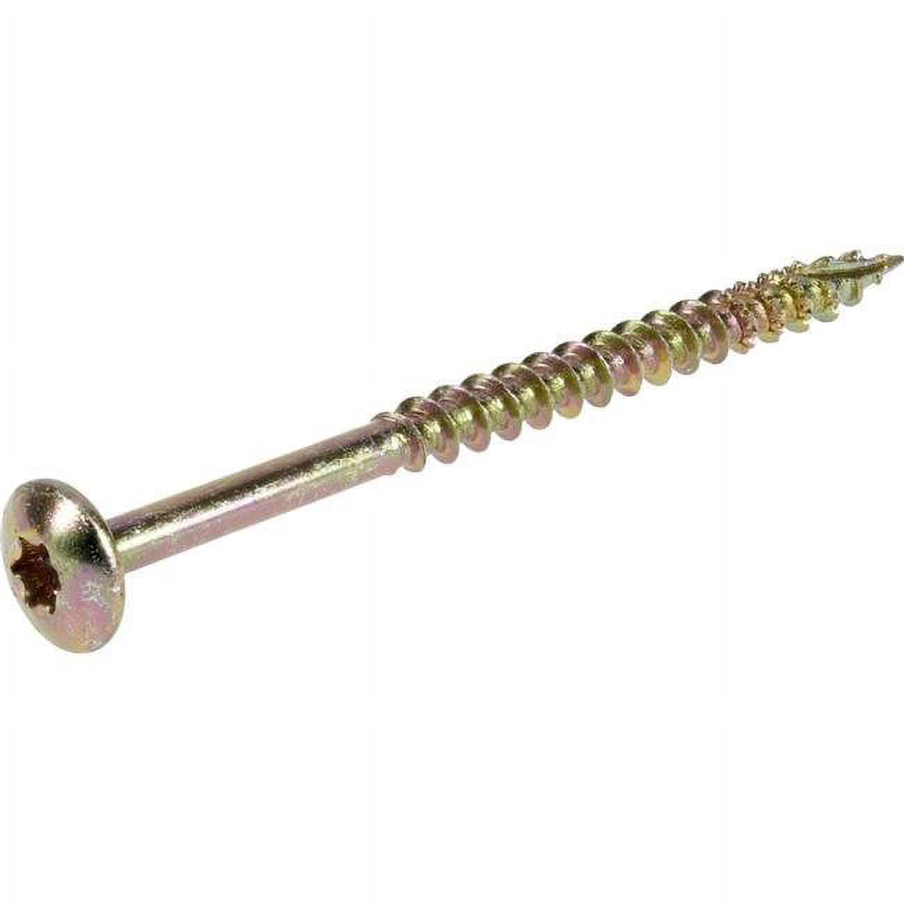 Power Pro No.8 x 2.5 in. Star Cabinet Screws 1