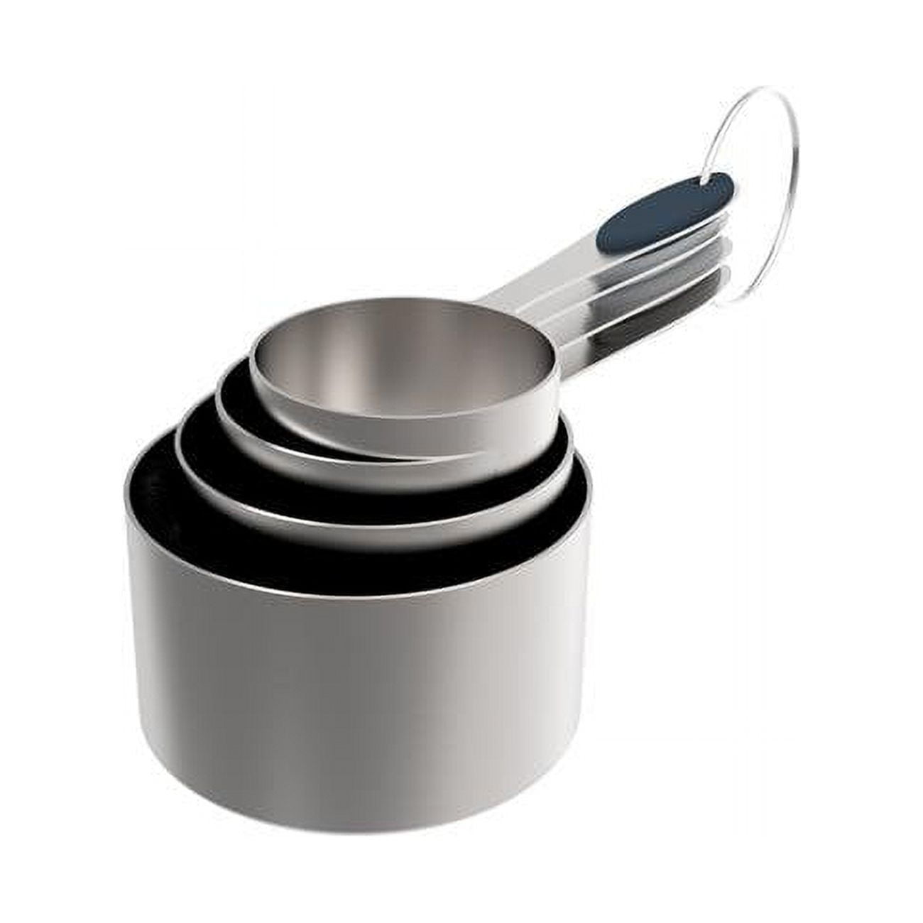 Picture of Core Home 6012619 Silicone & Stainless Steel Gray Measuring Cup Set