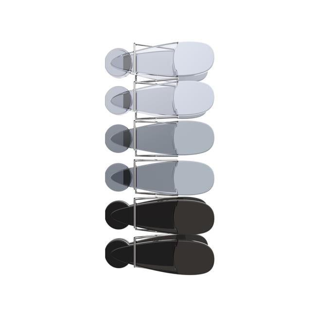 6009870 Bag Clips, Black & Gray - Pack of 6