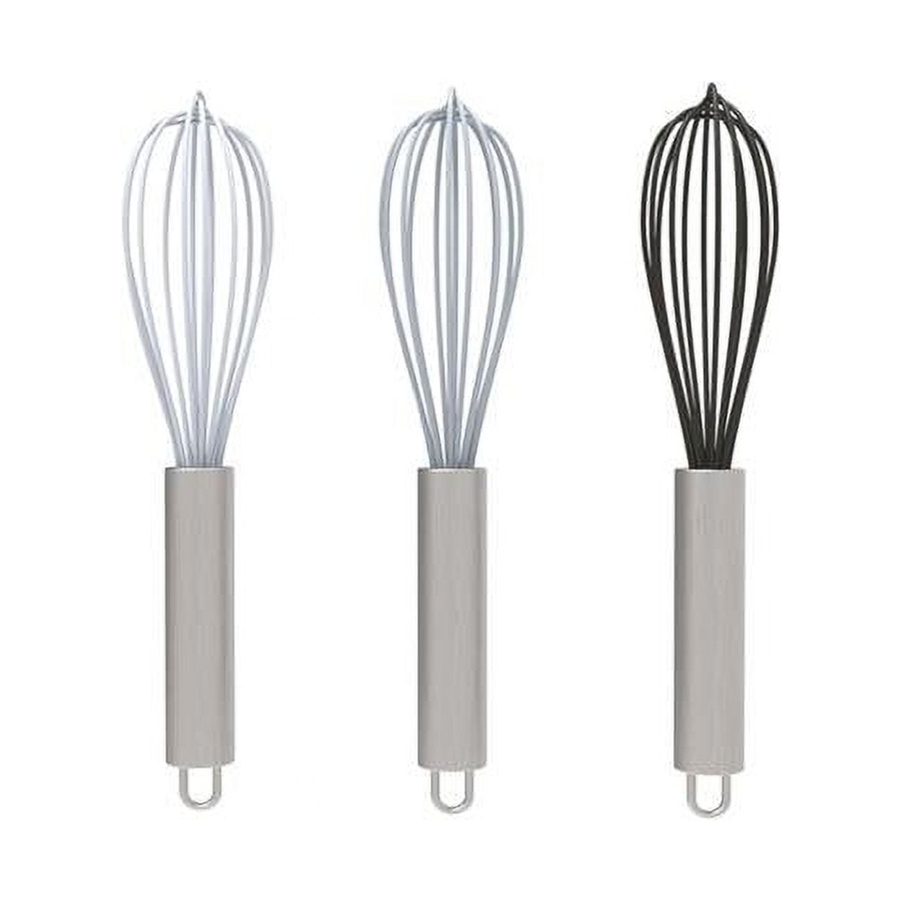 Picture of Core Kitchen 6012651 Silver Silicone & Stainless Steel Mini Whisk - Pack of 15