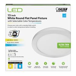3002614 15 White LED Flat Panel Light Fixture