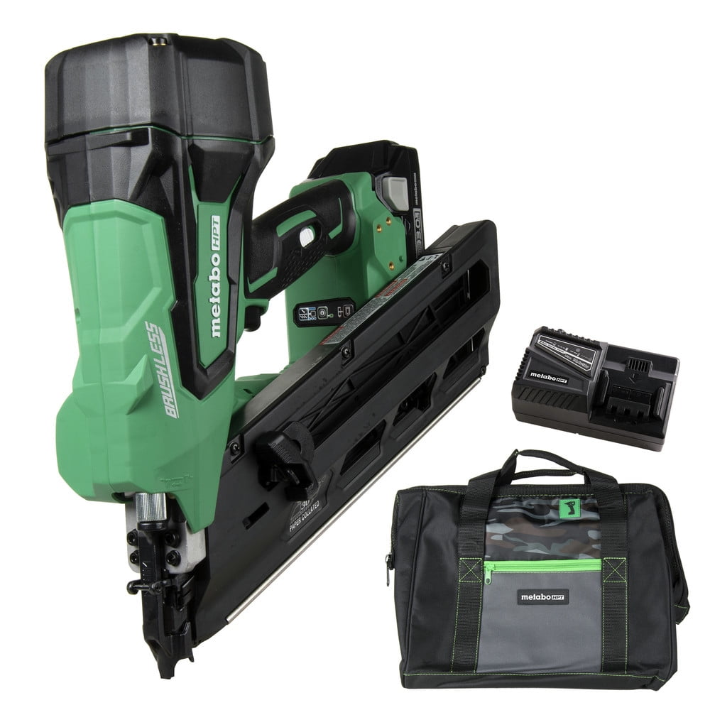 30 Gauge 18V Cordless 30 deg Framing Nailer Kit