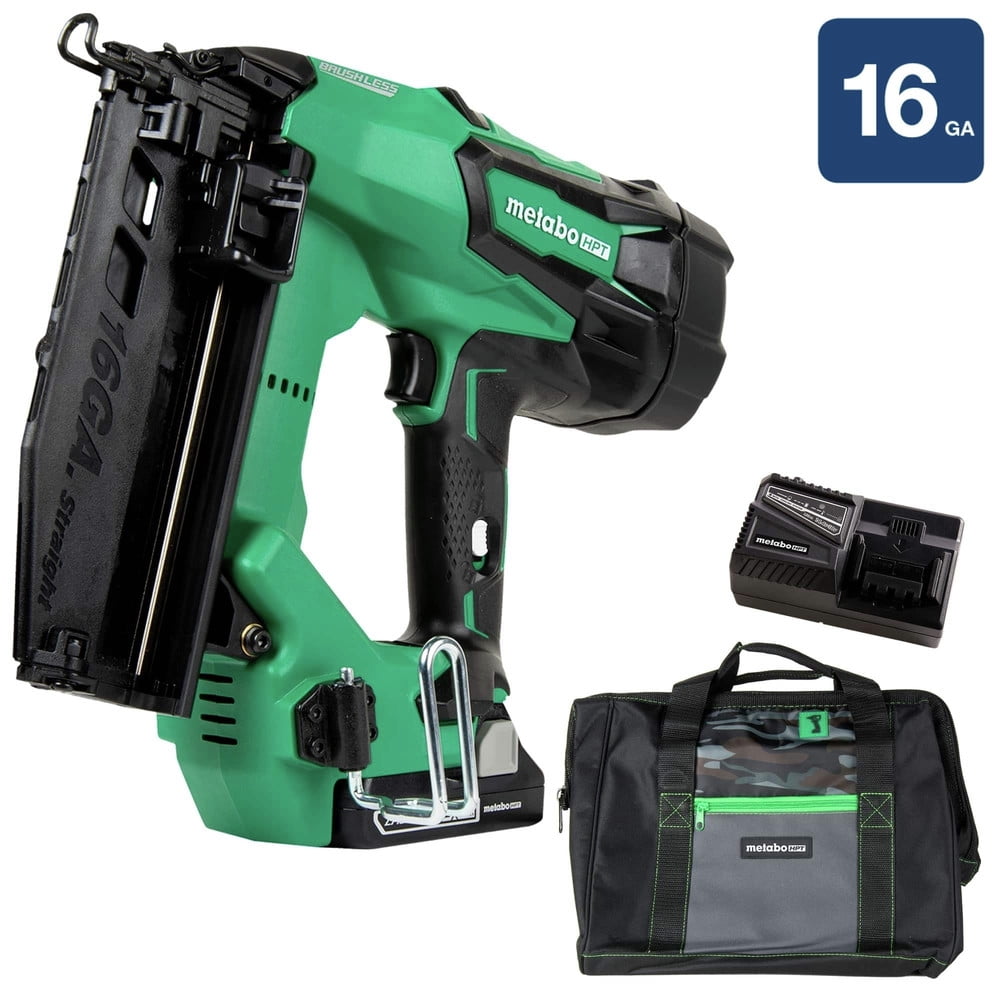 16 Ga.18V Cordless Straight Finish Nailer Kit