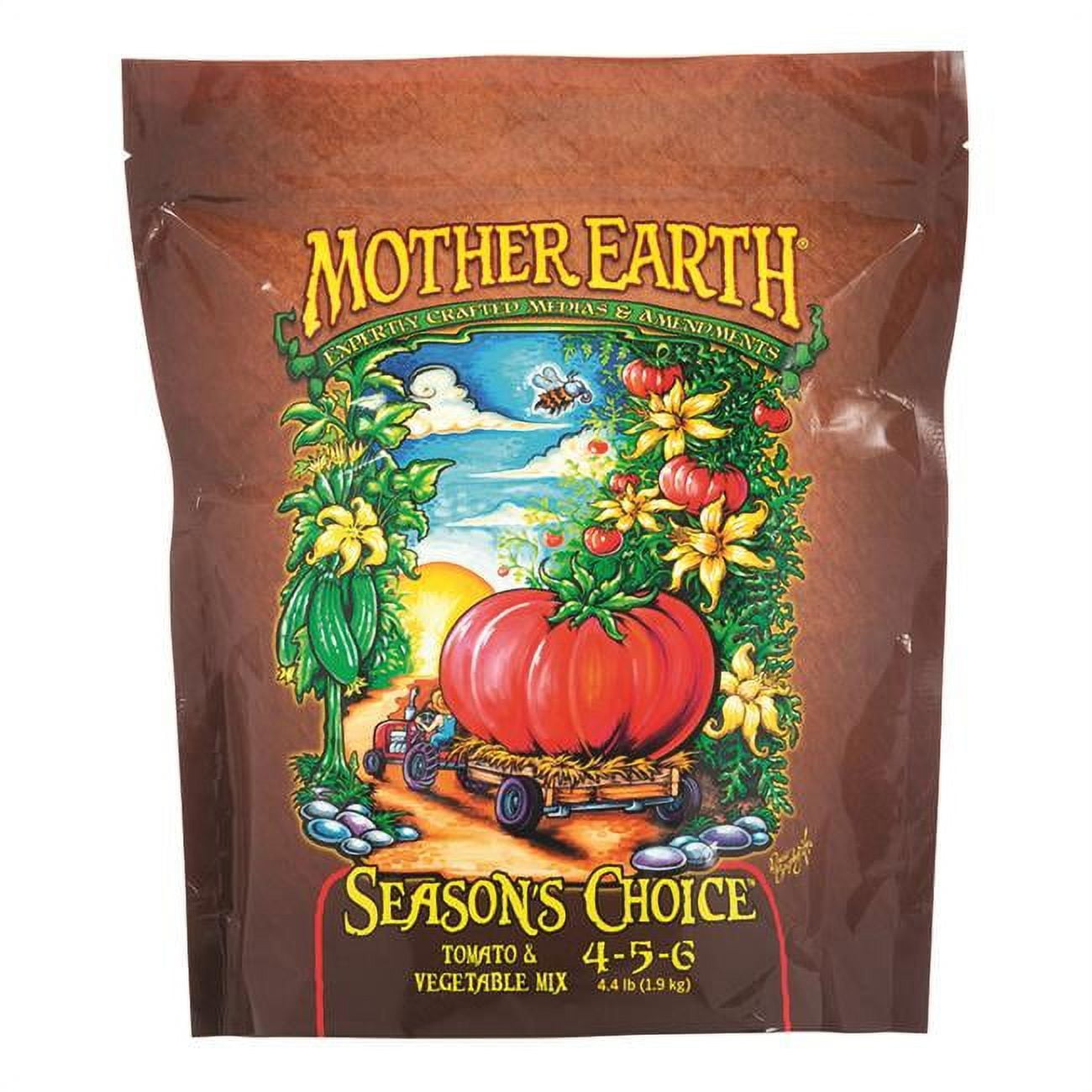 Picture of Mother Earth 7004434 4.4 lbs Seasons Choice Tomato & Vegetable Mix 4-5-6 Hydroponic Plant Nutrients