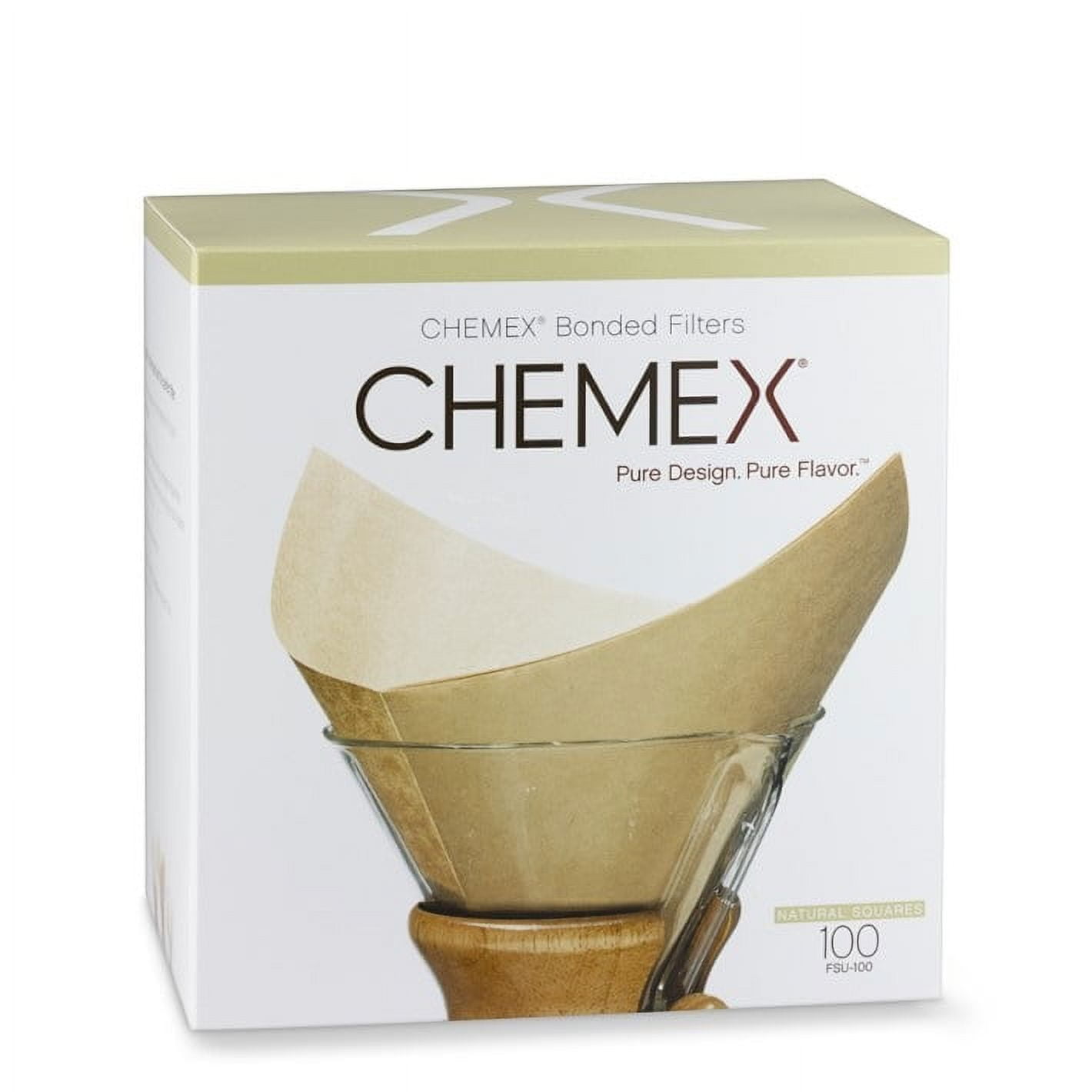 Picture of Chemex 63888 10 Cups Square Coffee Filter - 100 Count