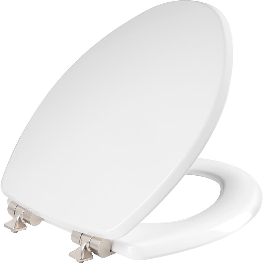 Picture of Mayfair 4000986 Slow Close Elongated White Molded Wood Toilet Seat