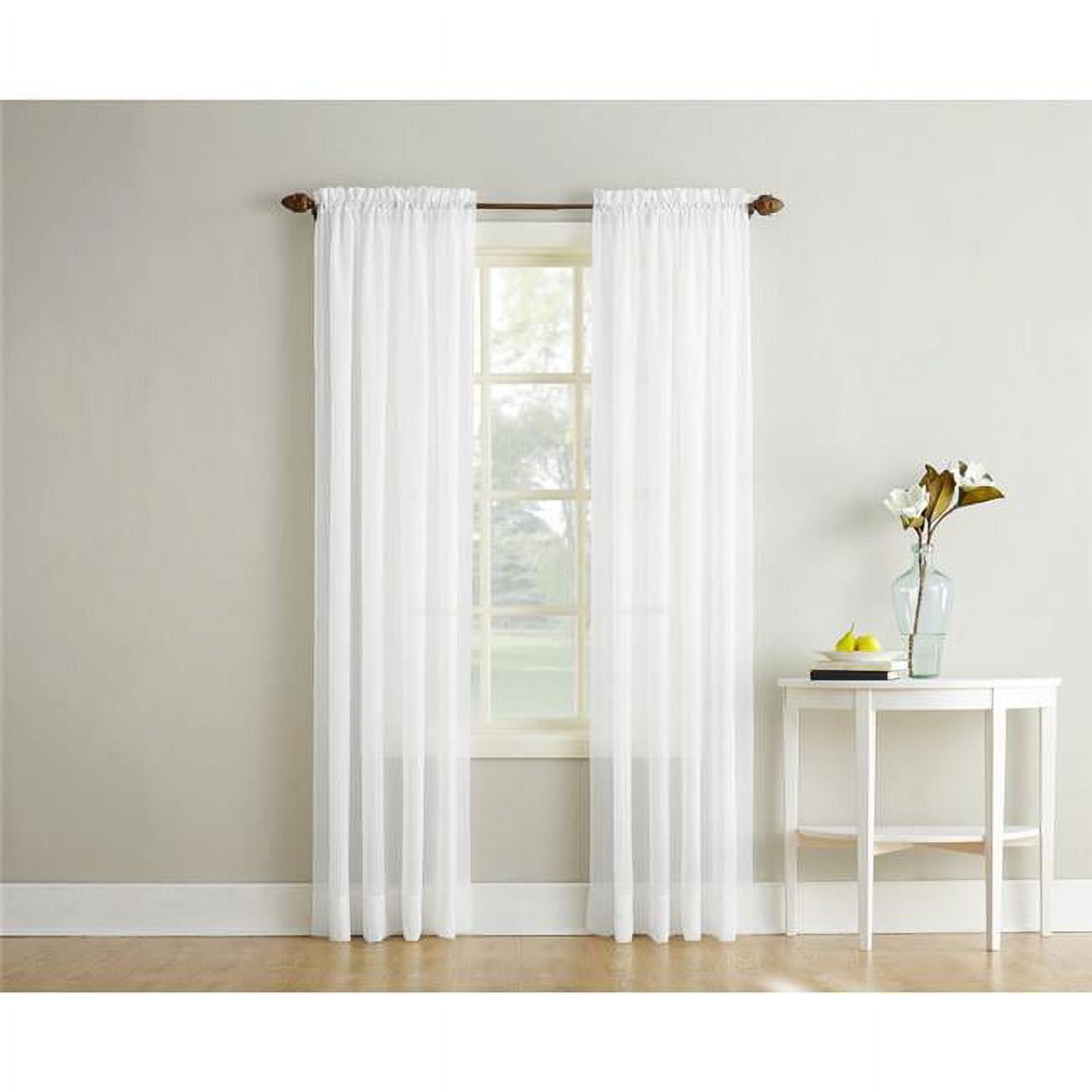 102 x 84 in. Reno White Curtains